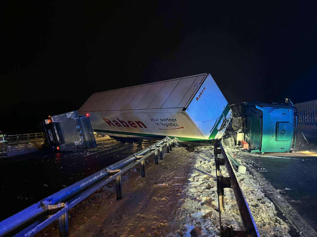 Zablokowana droga S7 w Skarżysku-Kamiennej