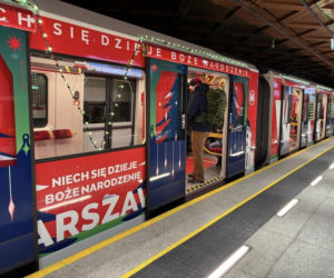 Świąteczny pociąg metra