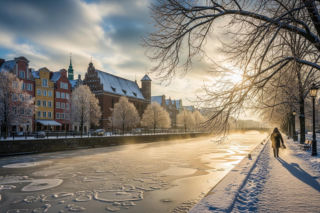 Szokujące mrozy w Gdańsku 21.01.2026! Czy słońce nas oszuka?