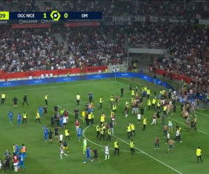 SKANDAL w meczu Nice - Olympique Marsylia!