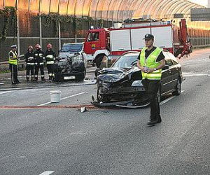 KATOWICE: Wypadek pod rondem. Dwie ofiary śmiertelne