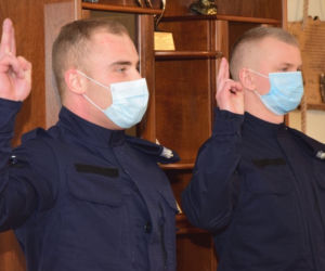 Nowi policjanci na Podkarpaciu. Zobacz, jak ślubowali [ZDJĘCIA] 