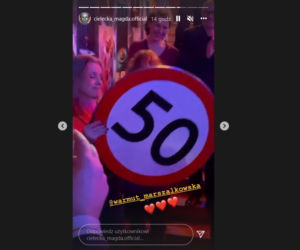 Cielecka skończyła 50 lat i urządziła huczną imprezę 