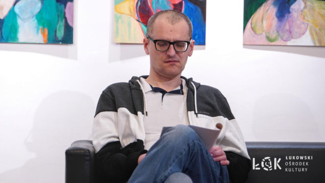 Za nami spotkanie z poezją Sebastiana Barana w Łukowie