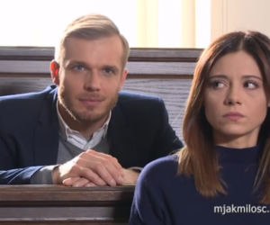 M jak miłość, Iza (Adriana Kalska), Artur (Tomasz Ciachorowski)