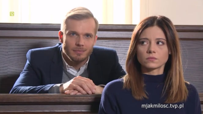 M jak miłość, Iza (Adriana Kalska), Artur (Tomasz Ciachorowski)