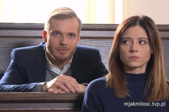 M jak miłość, Iza (Adriana Kalska), Artur (Tomasz Ciachorowski)