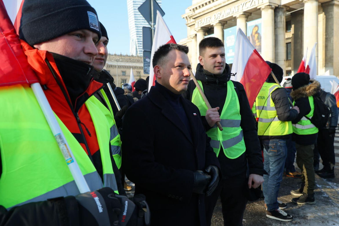 Protest rolników w Warszawie (9.01.2026)