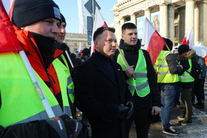 Protest rolników w Warszawie (9.01.2026)