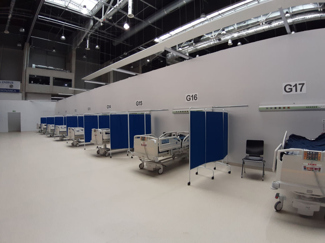 Szpital tymczasowy w CWK gotowy
