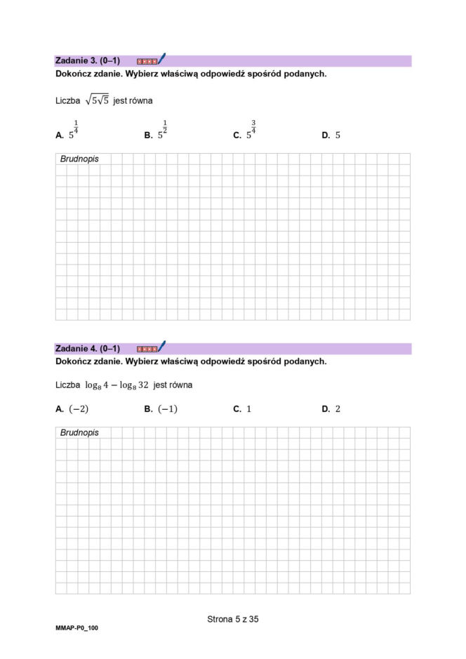 arkusz maturalny CKE - matematyka podstawowa