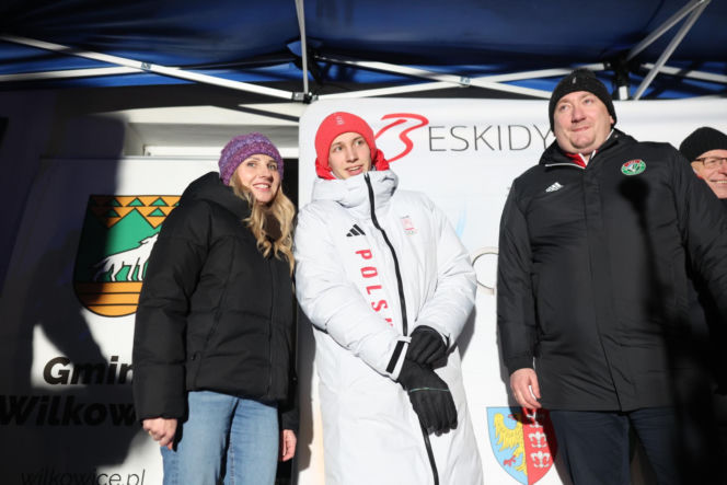 Kacper Tomasiak powitany po IO w rodzinnych stronach