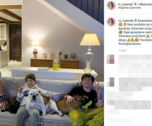 Małgorzata Rozenek w luksusowej twierdzy chroni się przed wirusem 