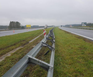 Seria groźnych kolizji na autostradzie A4 koło Tarnowa