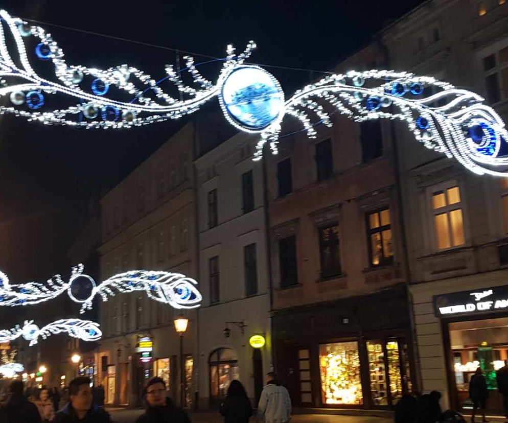 Kraków światełka 