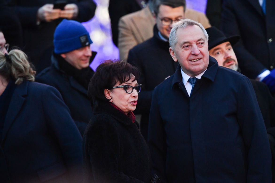 Wystąpienie Joe Bidena w Arkadach Kubickiego w Warszawie