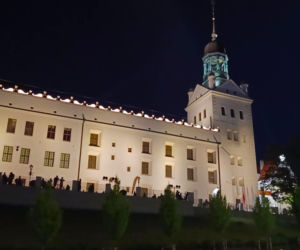 Nowa iluminacja Zamku Książąt Pomorskich w Szczecinie