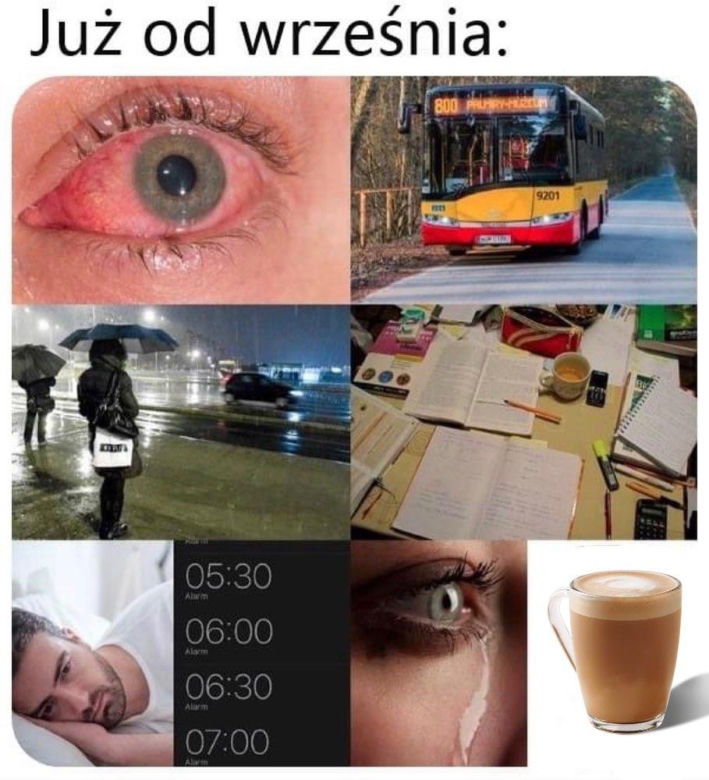Memy na początek roku szkolnego 2023/24. Uczniowie śmieją się z powrotu do szkół