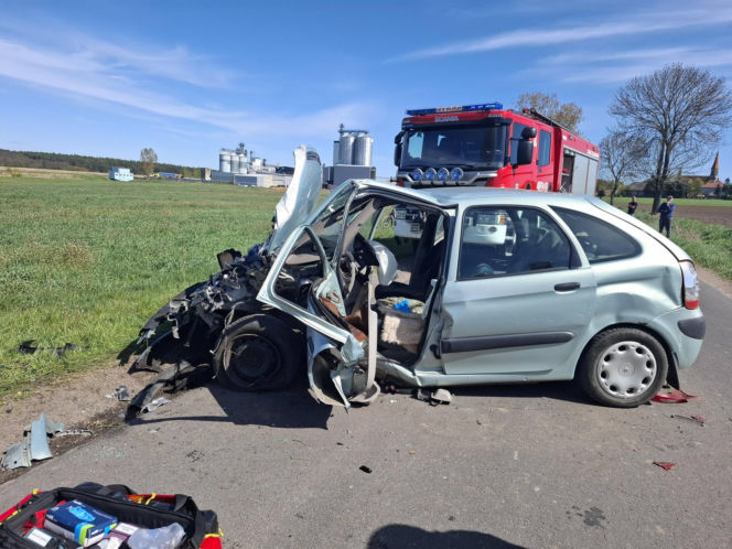 Wypadek w powiecie kościańskim