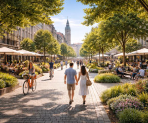 Centra miast bez samochodów. AI pokazuje, jak zmieni się Polska