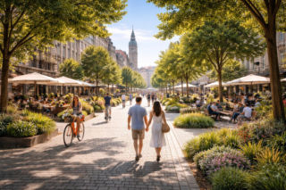 Centra miast bez samochodów. AI pokazuje, jak zmieni się Polska