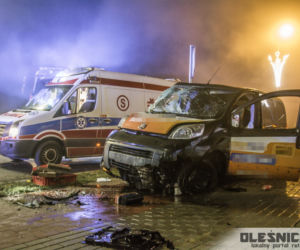 Groźny wpadek w Oleśnicy
