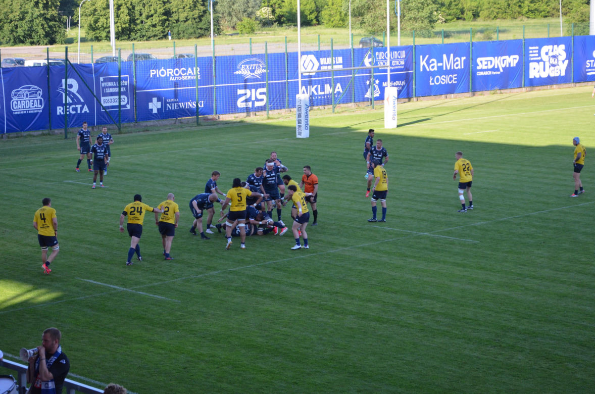Siedlczanie wygrali półfinałowy mecz Ekstraligi Rugby! MKS Awenta Pogoń Siedlce pokonał Life Style Catering RC Arka Gdynia