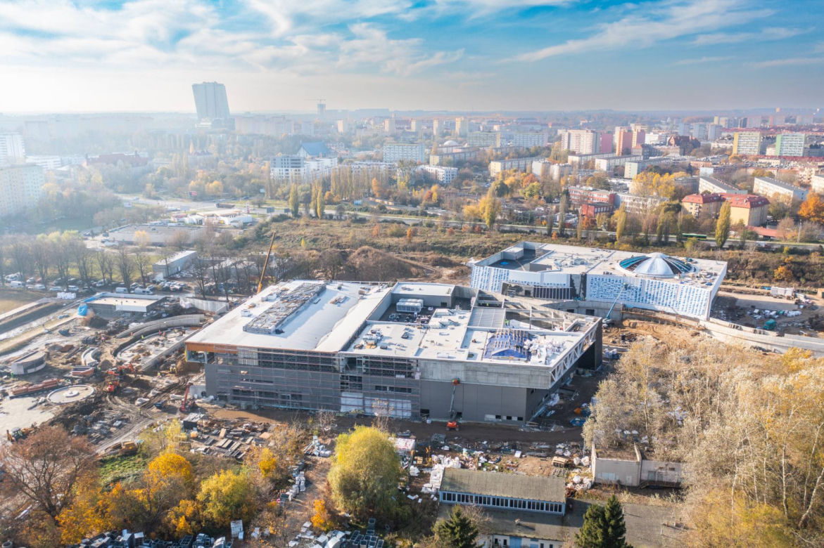 Budowa Fabryki Wody - listopad 2021
