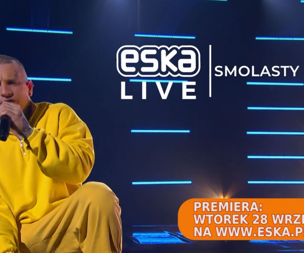ESKA Live ze Smolastym! 28 września 2021 wielkie show rapera! [ZAPOWIEDŹ]