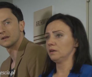 Barwy szczęścia odcinek 1492. Władek (Przemysław Stippa), Sabina (Barbara Kurzaj)
