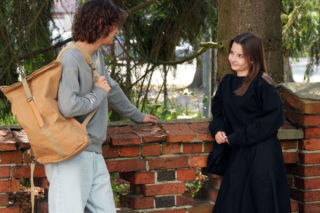 Barwy szczęścia, odc. 3315. Ewa (Gabriela Ziembicka), Romeo (Jacek Tyszkiewicz)