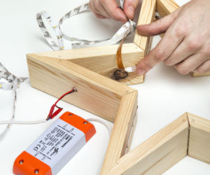 Drewniana gawiazda DIY krok po kroku