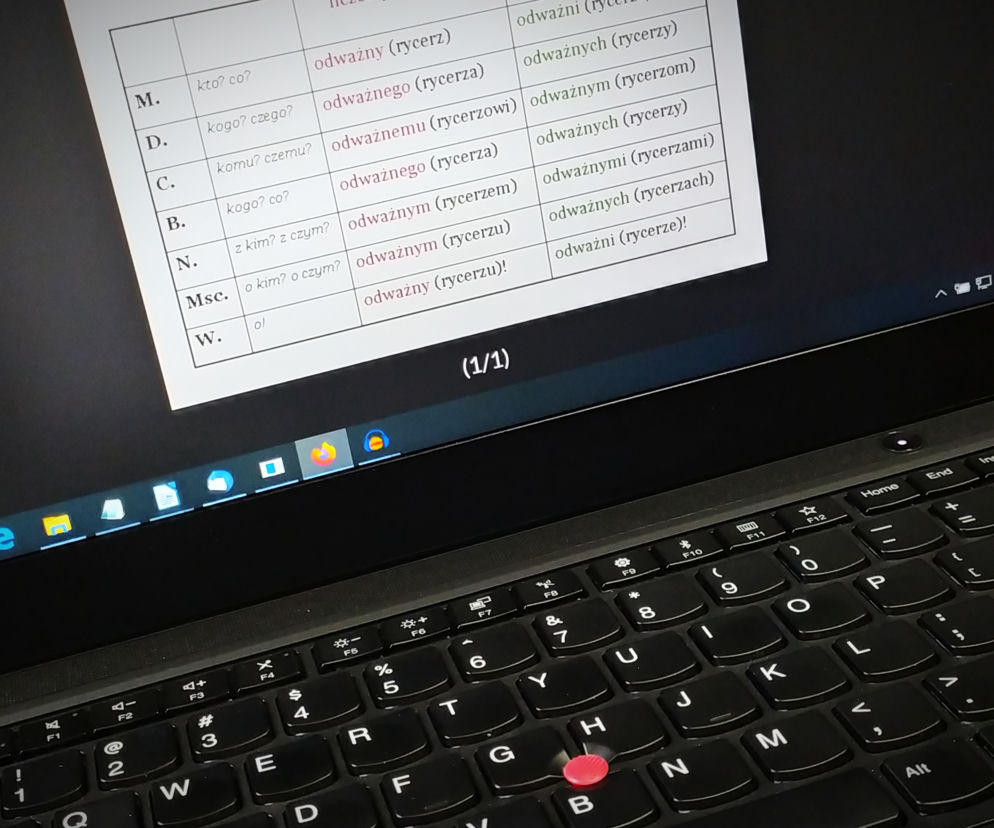 Laptop lekcja