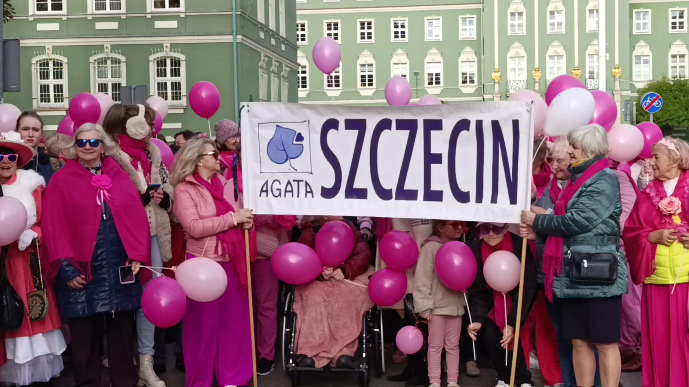 Marsz Różowej Wstążki w Szczecinie