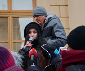 Lublin: Protest w obronie dzików. „Nie dla myśliwych”