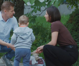 M jak miłość. Paweł (Rafał Mroczek), Antoś (Mikołaj Jankowski), Agnes (Amanda Mincewicz)