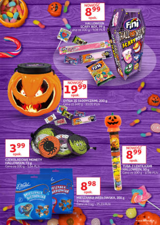 Słodycze na Halloween w Auchan
