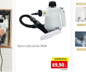 Ręczna myjka parowa 1100 W 69.90 zł/1 zestaw