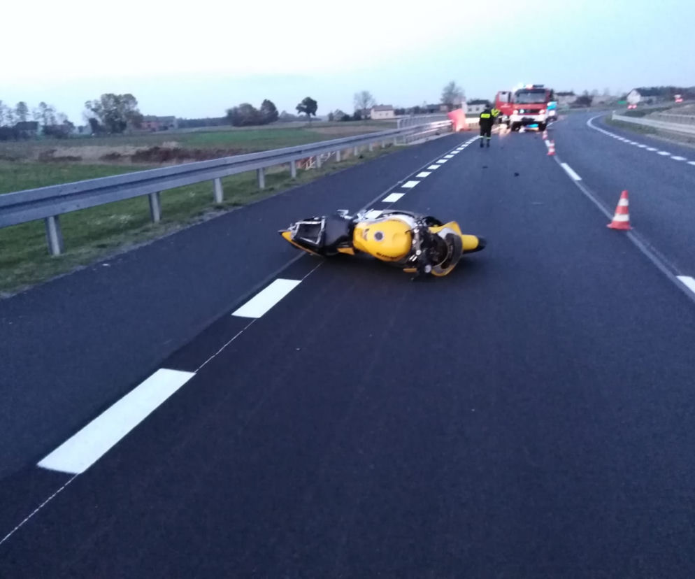 Chabielice. 30-letni motocyklista poniósł śmierć na miejscu.