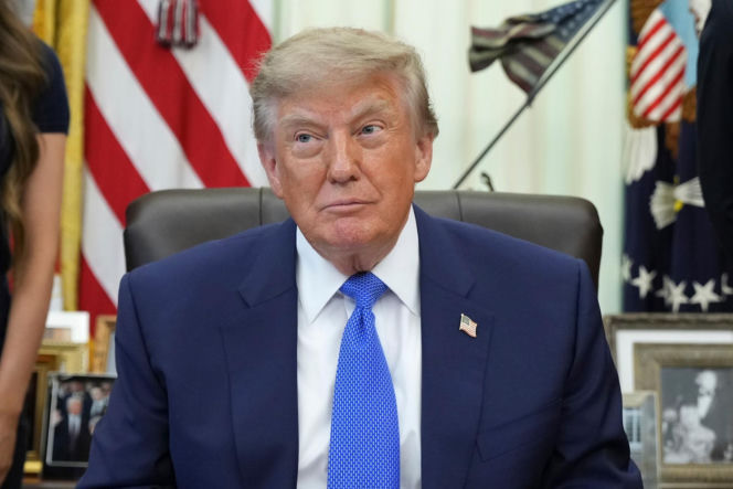 Prezydent USA Donald Trump uciszał w poniedziałek dziennikarkę CNN Kristen Holmes