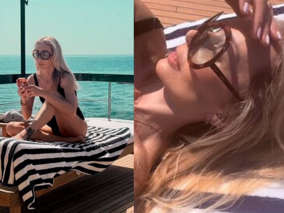Woźniak-Starak w bikini na wakacjach. Fani patrzą tylko na jej figurę