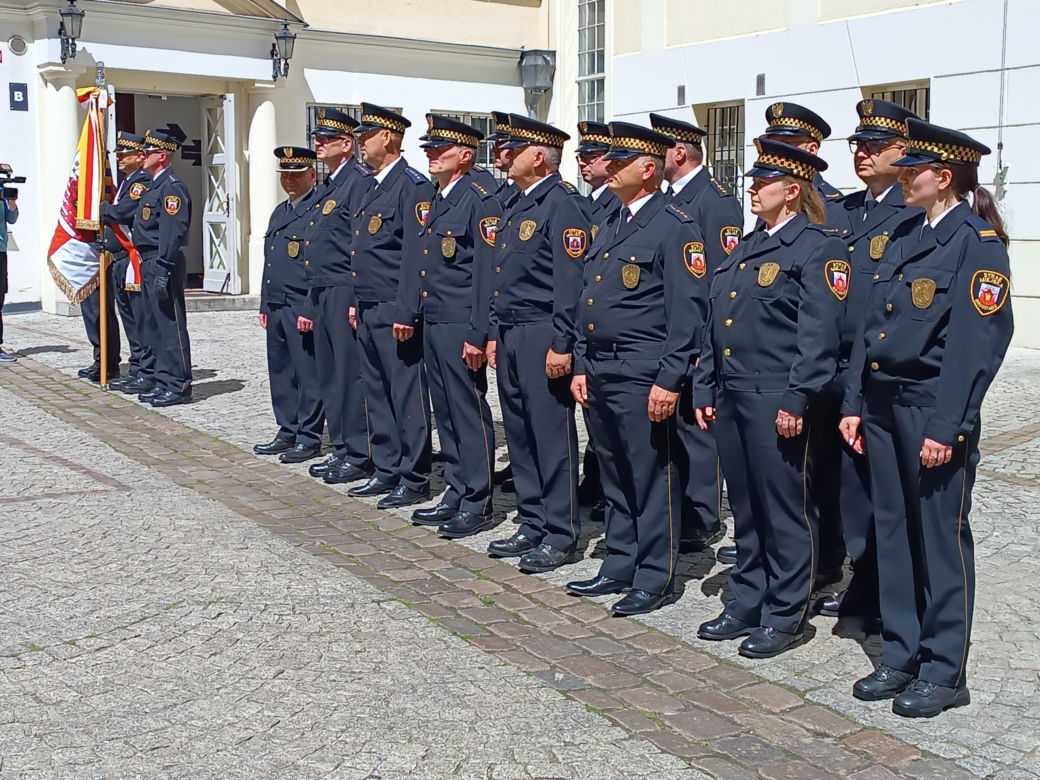 Ślubowanie nowego komendanta Straży Miejskiej w Grudziądzu