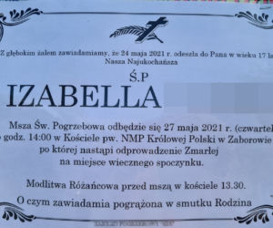 Zaborów. 17-letnia Izabella zginęła, potrącona przez pociąg [ZDJĘCIA]