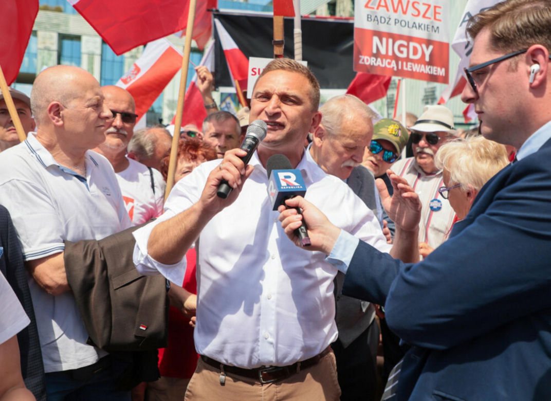 Protesty pod Sądem Najwyższym