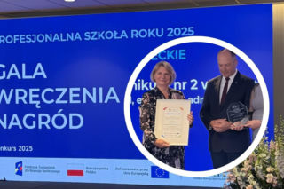 Siedlecki Ekonomik na podium  w Ogólnopolskim Konkursie „Profesjonalna Szkoła Roku 2025” 
