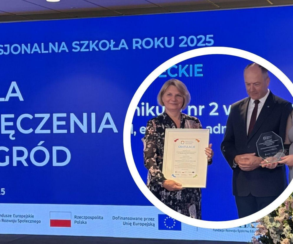 Siedlecki Ekonomik na podium  w Ogólnopolskim Konkursie „Profesjonalna Szkoła Roku 2025” 