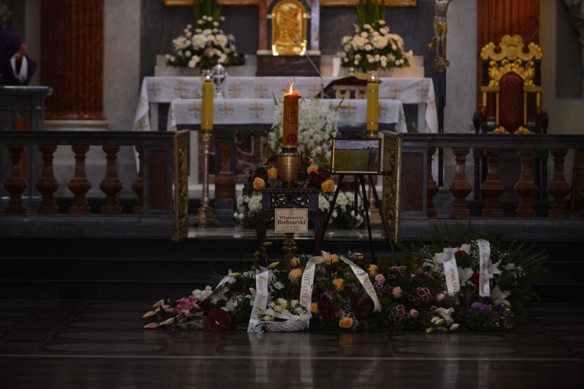 Aktor Włodzimierz Bednarski. Pogrzeb