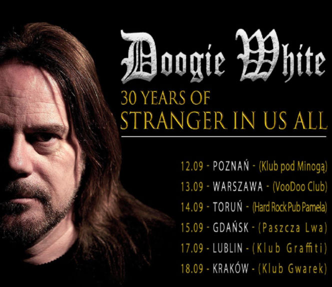 Był głosem legendarnego Rainbow. Doogie White zagra w Polsce cały kultowy album na żywo.
