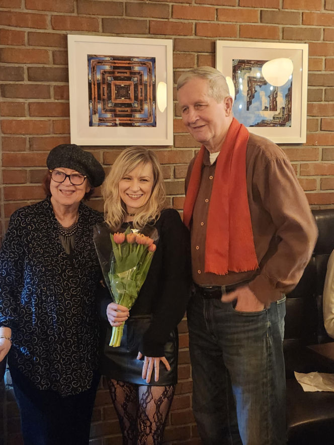 Wersnisaż wystawy "Niestabilne struktury" na Greenpoincie