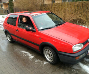 Sławomir Zapała szczyci się, że ma volkswagena golfa III